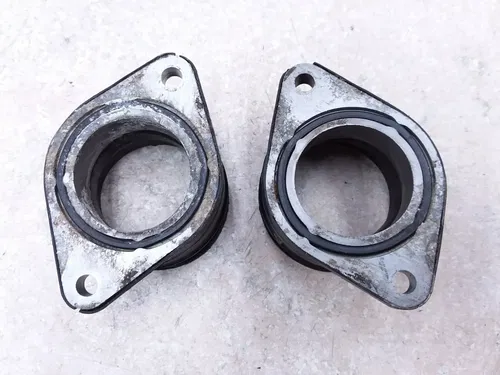 Honda 400 Hawk II CB CB400 CB400T Engine Carb Joint Boot Pair STIFF 1978 ANX-C