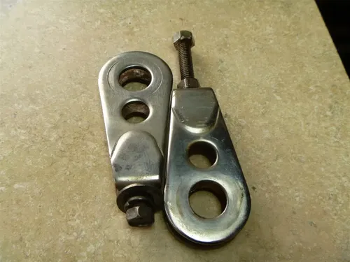 Suzuki 450 GS GS450L GS450-L Used Rear Chain Adjusters Set 1980 SB53