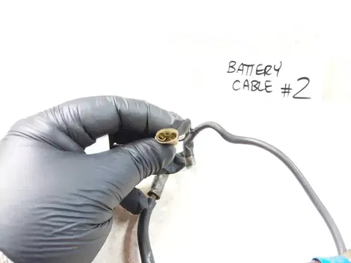 1982 Kawasaki KZ 750 KZ750-N Spectre Battery Cable #2 PJ-10