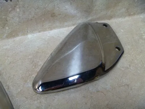 Suzuki 600 GSX KATANA GSX600-F Used Lower Frame Pegs Chrome Covers 2001 SB31