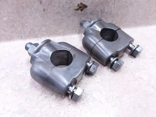 Kawasaki 100 KM KM100 Handlebar Mount Clamp Hardware Lot 1981 ANX-C52
