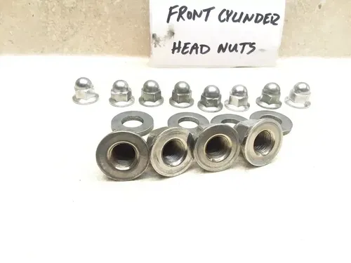 1988 Kawasaki VN 1500 Vulcan VN1500-A2 Engine Front Cylinder Head Nut Lot PJ-11