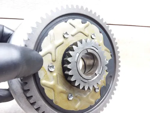 VTG 1970 Suzuki T250-II Hustler Engine Clutch Basket Drive Gear ANX-B216 #M36