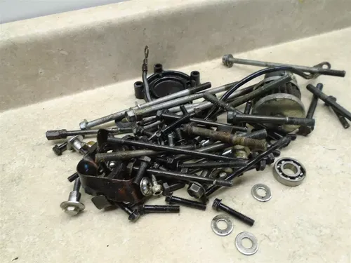 Kawasaki 250 EX EX250 NINJA Used Engine Misc Case Bolts 1986 KB84