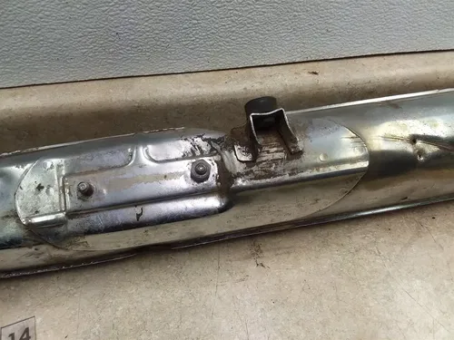 Honda CB450 Bomber Original Damaged Left Exhaust Muffler 1968 #13 ANX ARP E12
