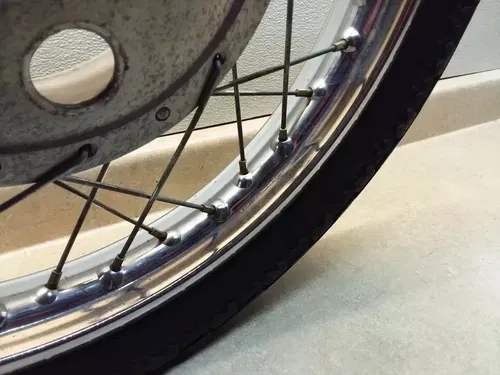 VTG 1970 Yamaha XS1 650 Front Wheel & Tire Assembly PJ-14