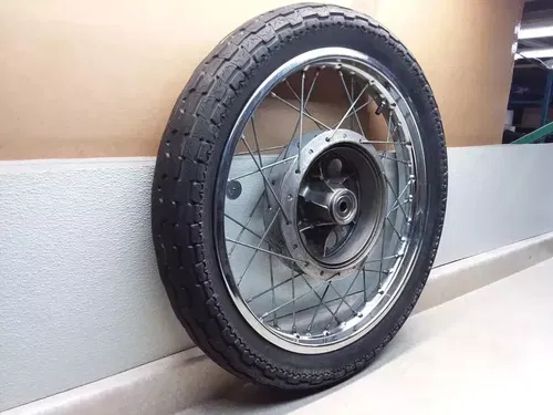 VTG 1970 Yamaha XS1 650 Front Wheel & Tire Assembly PJ-14