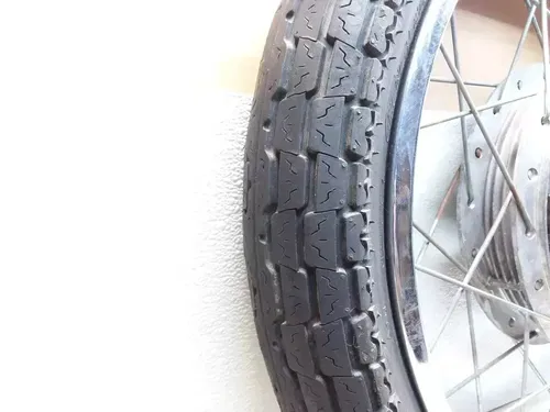 VTG 1970 Yamaha XS1 650 Front Wheel & Tire Assembly PJ-14