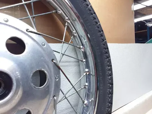 VTG 1970 Yamaha XS1 650 Front Wheel & Tire Assembly PJ-14
