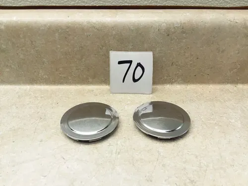 1996 Yamaha Virago XV 1100 XV1100 Frame Swingarm Chrome Cap Pair ANX-A53 #70