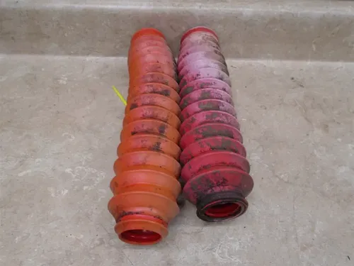 Yamaha 250 IT IT250 Used Front Fork Boots Covers 1978 YB128