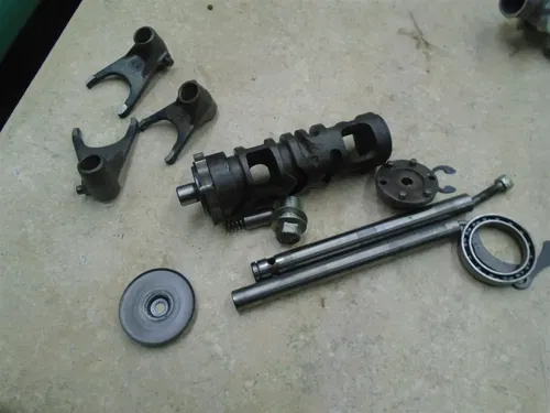 Kawasaki 250 EX NINJA EX250 Used Engine shift Forks & Drum 2005 KB102