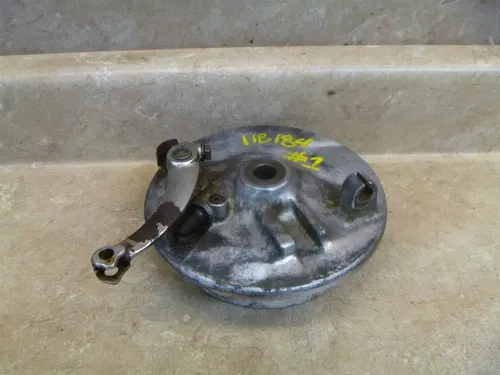 Honda 175 XL SPORT XL175 Used Front Wheel Brake Plate 1976 HB184 #1
