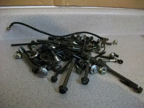 Kawasaki Ninja ZX600 Good Used Engine Bolts Lot 1986