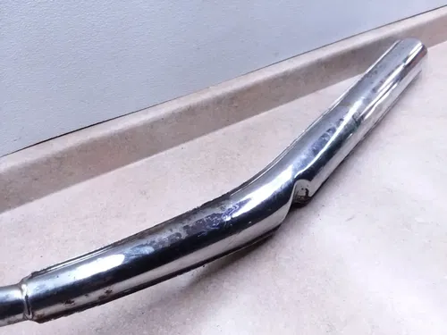 Suzuki 380 GT GT380 Sebring OUTER LEFT Exhaust Muffler Vintage 1975 ANX-C5