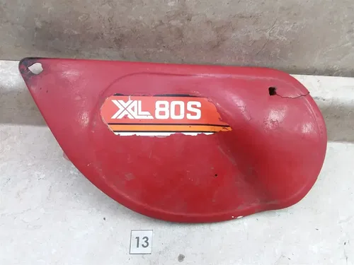 Honda 80 XL80S XL80-S Left Side Cover Panel 1980s #13 ANX ARP E14