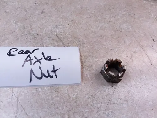 Yamaha 500 XT XT500 Enduro Rear Wheel Axle Bolt NUT 1977 TT500 ANX-C38