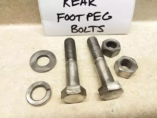 VTG 1975 Honda CB750 CB 750 K5 Rear Foot Peg Bolts PJ-7