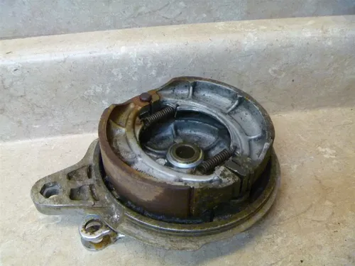Suzuki 100 TS HONCHO TS100 Used Rear Wheel Brake Plate 1973 Vintage SB27