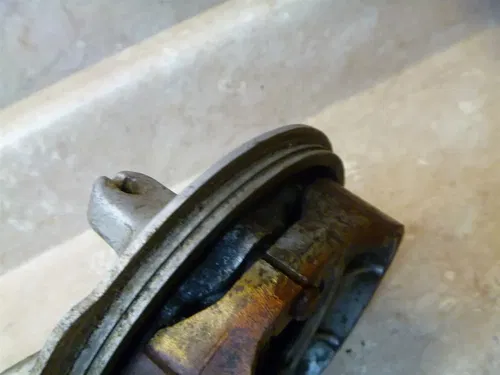 Suzuki 100 TS HONCHO TS100 Used Rear Wheel Brake Plate 1973 Vintage SB27