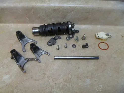 Yamaha 1000 FZR FZR1000-U Used Engine Shift Forks & Drum 1988 #SM91