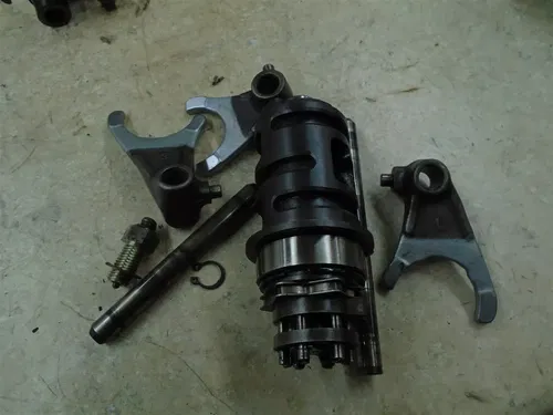 Yamaha 250 XT XT250 Engine Shift Forks Drum 1981 SM419 WD