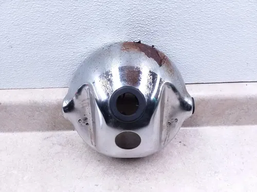 Suzuki 550 Triple GT GT550 Indy Headlight Bucket Shell CHROME PEEL 1975 ANX-B223
