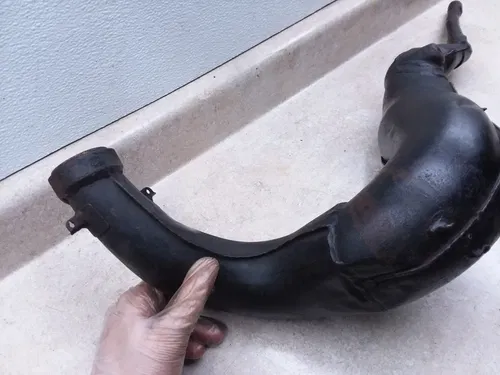 Yamaha 250 360 YZ YZ250 YZ360 OEM Exhaust Muffler 1975 YZ250B VTG ANX-A50 #100