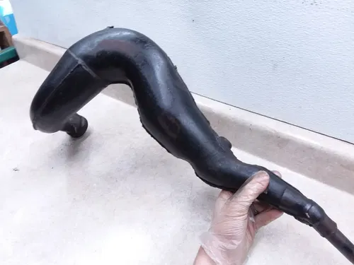Yamaha 250 360 YZ YZ250 YZ360 OEM Exhaust Muffler 1975 YZ250B VTG ANX-A50 #100
