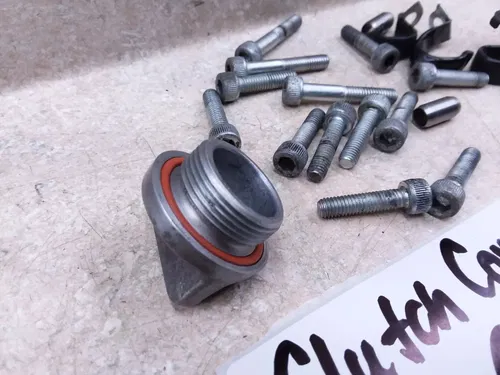 Yamaha 1100 Maxim XJ1100 Engine Clutch Cover Oil Cap & Bolts 1982 ANX-C40 PJ