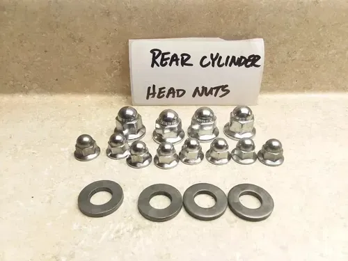 1988 Kawasaki VN 1500 Vulcan VN1500-A2 Engine Rear Cylinder Head Nut Lot PJ-11