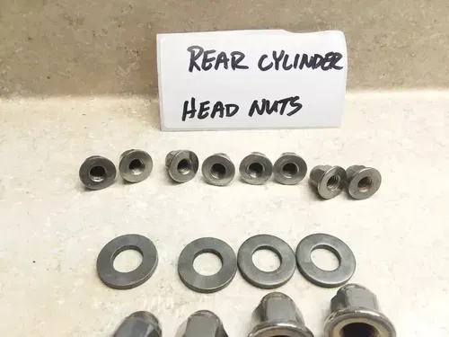 1988 Kawasaki VN 1500 Vulcan VN1500-A2 Engine Rear Cylinder Head Nut Lot PJ-11