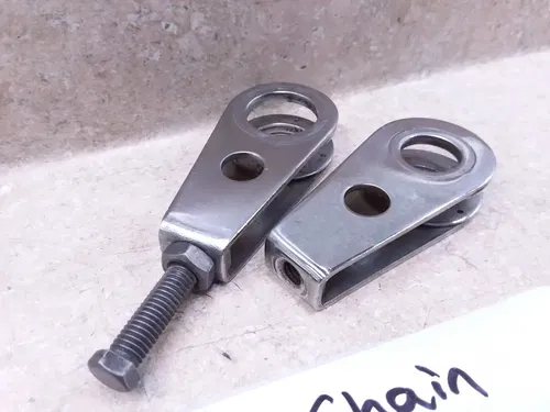 Yamaha R5 Twin 350 Chain Adjuster Pair Vintage 1971 ANX-C8