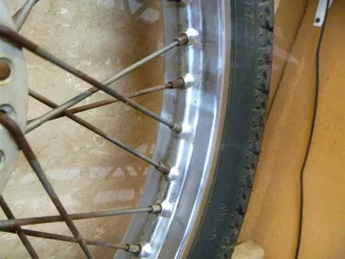 Kawasaki 305 KZ KZ305 CSR Used Front Wheel Rim 1981 KB69 KW3