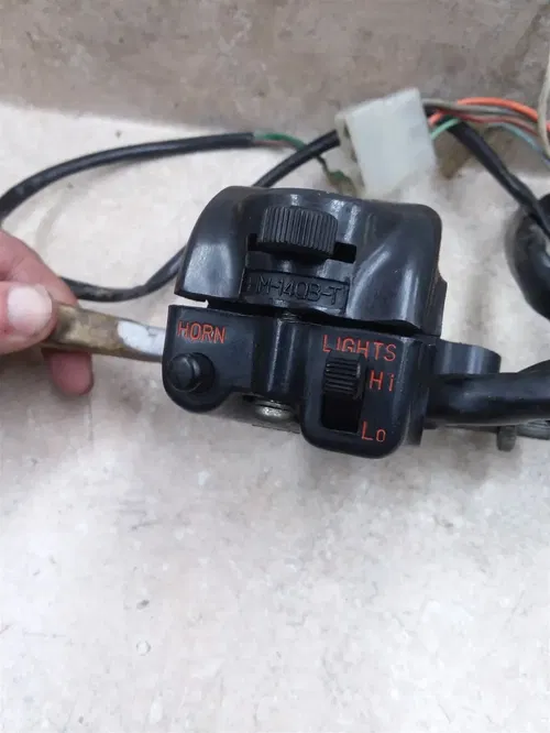 Honda CB550-K Original Left Handlebar Control Switch Unit 1978 #48 ANX ARP E11