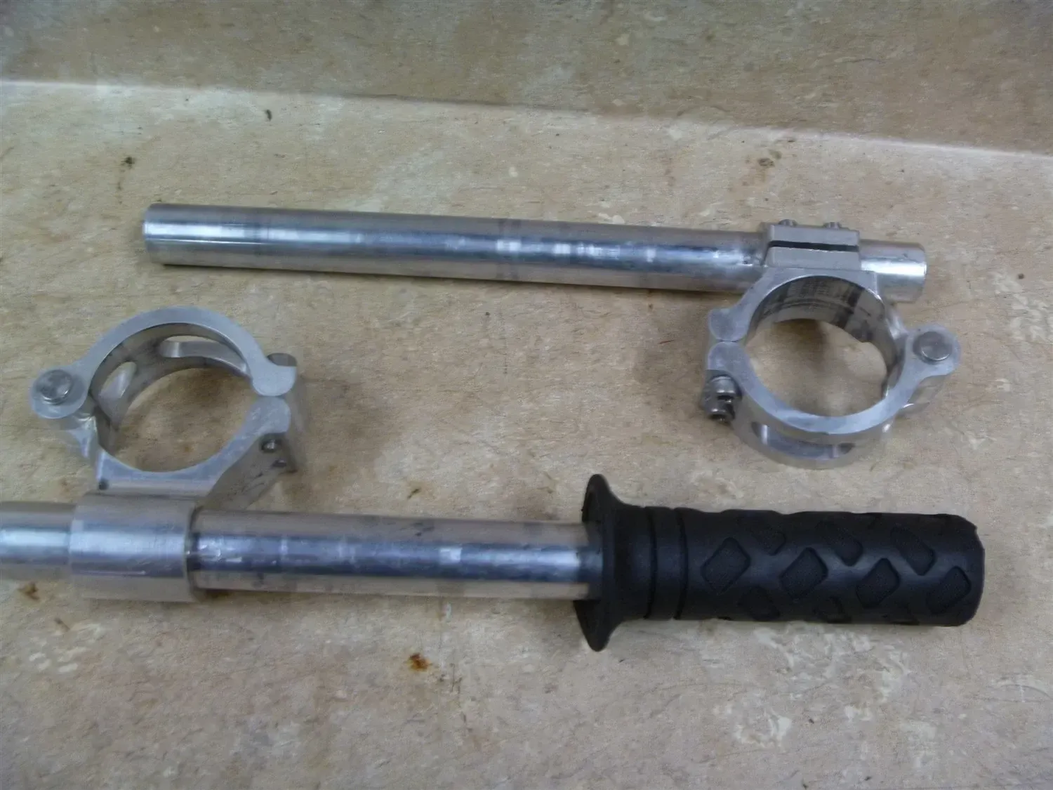 Kawasaki  ZX636-C1 ZX 636 Ninja ZX-6R Used Aluminum Handlebars Set 2005 #KB1