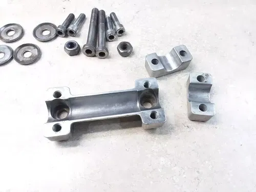1992 KTM 250SX 250 SX Handlebar Mount Bar Holder Hardware Lot PJ-2