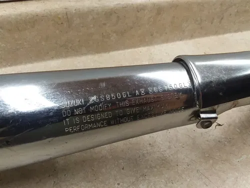 Suzuki 850 GS850-GL GS750 Right Good Exhaust Muffler 1981 1982 ANX C50