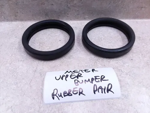 Yamaha R5 Twin 350 Meter Upper Rubber Bumper Cover Pair Vintage 1971 ANX-C8