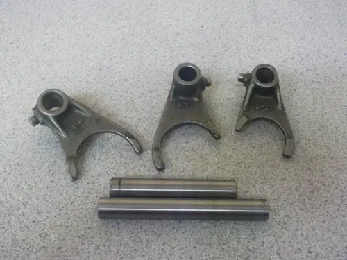 Kawasaki KLT KLT200 Good Engine Shift Forks  Assembly 1984 ANX B-17