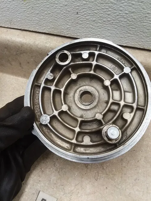 Yamaha Chrome RT2 RT3 MX360 MX250 322 Front Wheel Brake Plate#56 ANX ARP E13