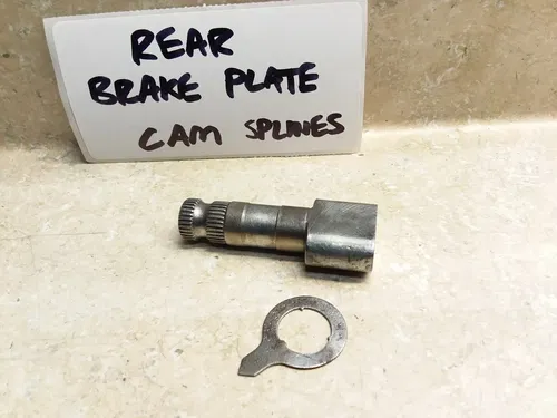 VTG 1986 Yamaha XT 600 XT600 Rear Wheel Brake Plate Cam Spines ANX-C60