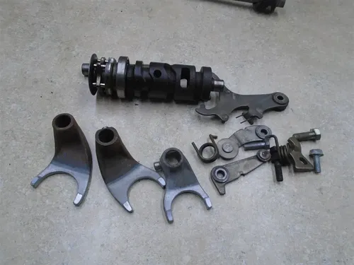 Honda 350 CB CB350F CB350-F FOUR Engine Shift Drum Forks 1974 HB282