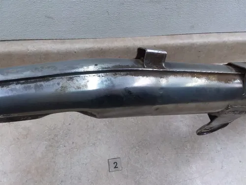 Kawasaki KH250 S1 Original Left Exhaust Muffler 1970s #2 ANX ARP E