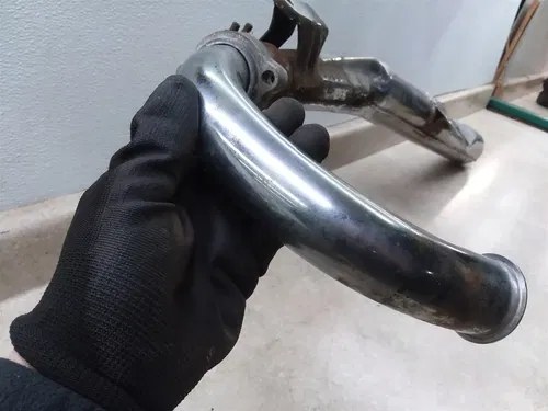 Kawasaki KH250 S1 Original Left Exhaust Muffler 1970s #2 ANX ARP E