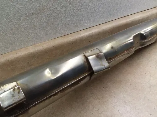 Kawasaki KH250 S1 Original Left Exhaust Muffler 1970s #2 ANX ARP E