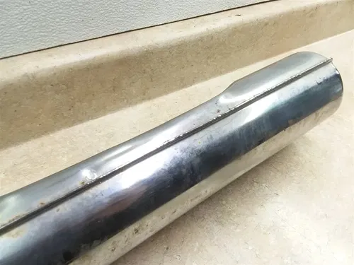 Kawasaki KH250 S1 Original Left Exhaust Muffler 1970s #2 ANX ARP E