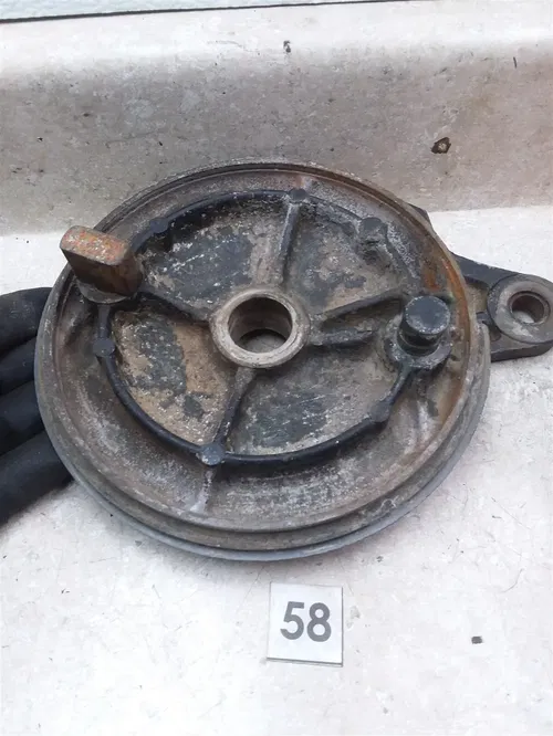 Yamaha YZ465 YZ250 Rear Wheel Brake Plate 1980 1981 Good #58 ANX ARP E13