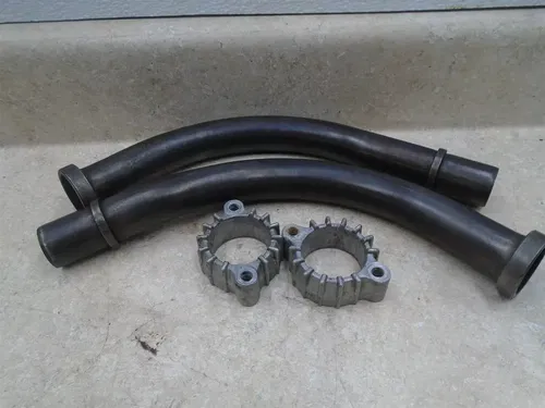 Honda 700 VF SABRE VF700-S VF700S Rear Head Exhaust Pipes & Clamps 1984 HB555