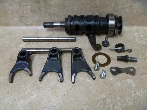 Kawasaki 220 KLF BAYOU KLF220-A1 Used Engine Shift Drum Forks 1988 #KB23